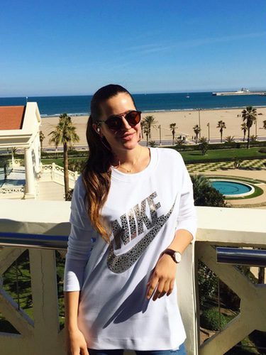 Malena Costa disfrutando de un soleado día valenciano / Instagram