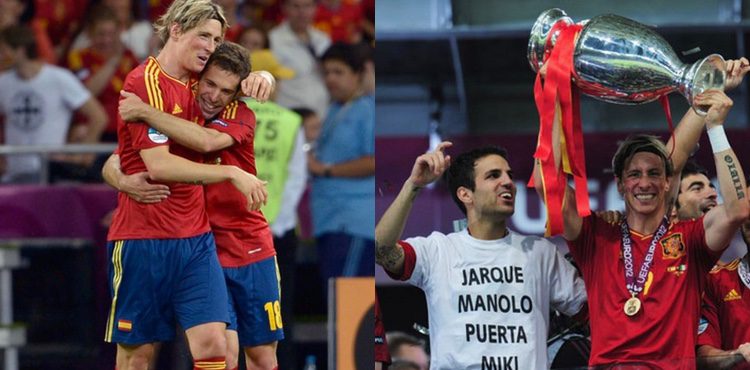 Jordi Alba y Cesc Fábregas mandan su apoyo a Torres / Instagram