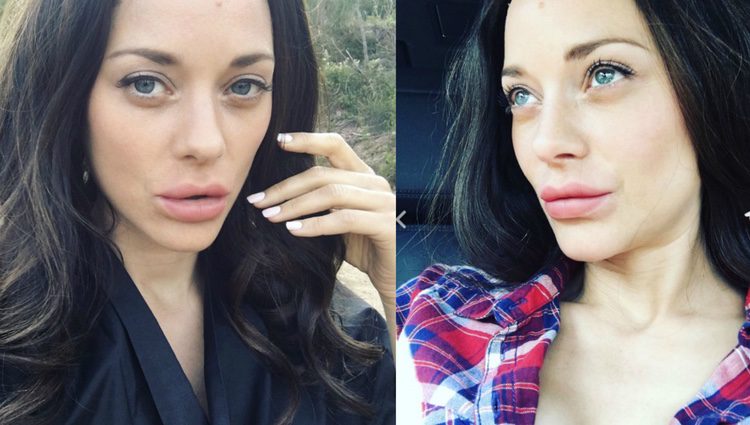 Marion Cotillard muestra sus nuevos labios en Instagram