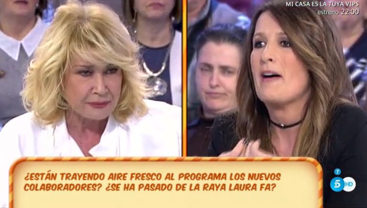 Laura Fa enfrentada a Mila Ximénez/ telecinco.es