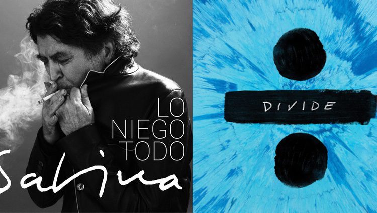 Joaquín Sabina y Ed Sheeran posicionan sus discos en los más vendidos de España 