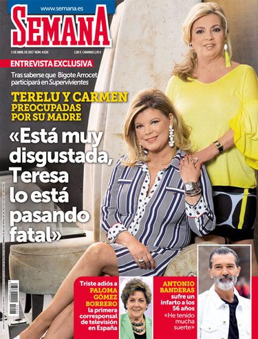 Terelu Campos y Carmen Borrego en la portada de Semana