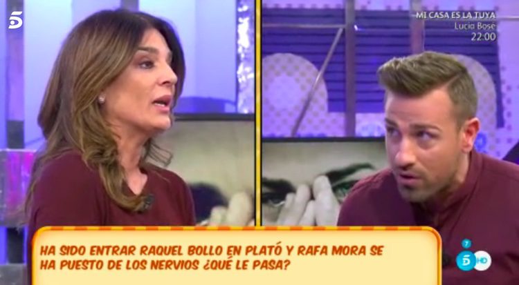 Raquel Bollo, contra Rafa Mora en 'Sálvame'
