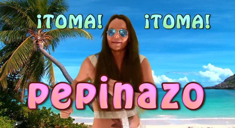 Letizia Sabater en su videoclip de 'Toma pepinazo'
