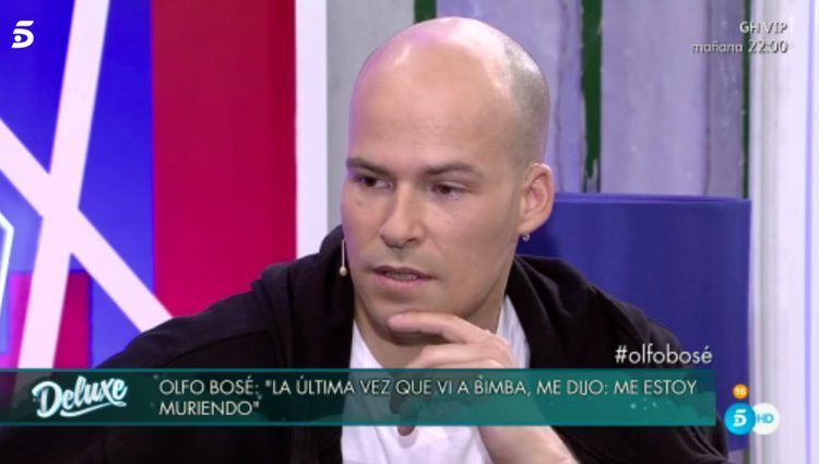 Olfo Bosé recordando a Bimba Bosé / Telecinco.es