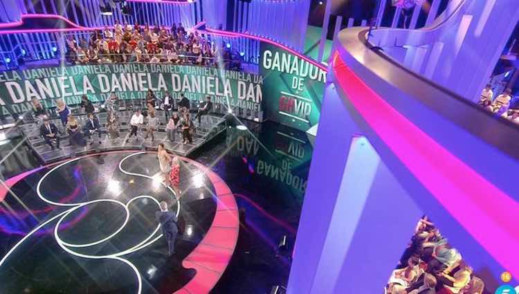 Momento en el que ponía Daniela en el plasma / Telecinco.es