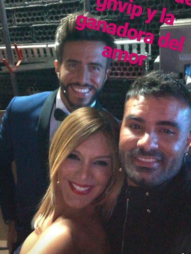 Marco Ferri, Ivonne Reyes y Tutto Durán en la fiesta de 'GH VIP5'/ Fuente: Snapchat