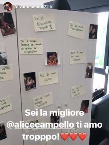 La sorpresa de Alice Campello a Álvaro Morata