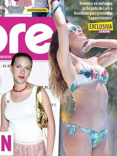 Lara Álvarez luciendo bikini en Cuore