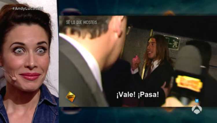 Pilar Rubio alucina viendo el vídeo / Antena 3
