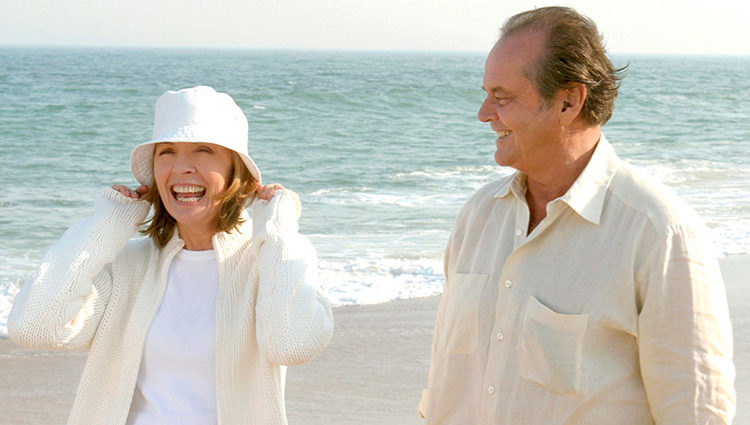 Diane Keaton y Jack Nicholson en la comedia romántica 'Cuando menos te lo esperas'