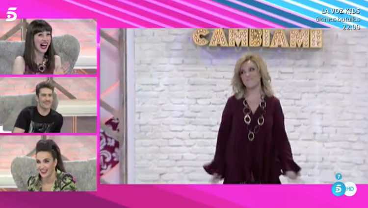 Lydia Lozano aparece en la pasarela de 'Cámbiame VIP' / Telecinco.es