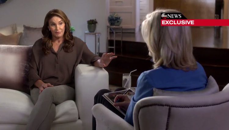 Caitlyn Jenner en una entrevista con Diane Sawyer en 20/20 /Fuente: @ABC2020
