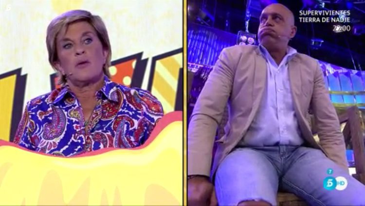 Momento en el que Chelo García Cortés desvela las acusaciones contra Ivonne Reyes/ Fuente: Telecinco
