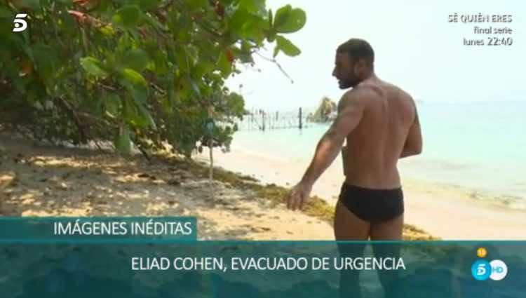 Eliad Cohen caminando con dificultad / Telecinco.es