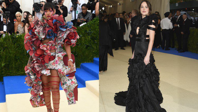 Rihanna y Dakota Johnson fueron algunas de las celebrities más comentadas de la gala del MET 2017