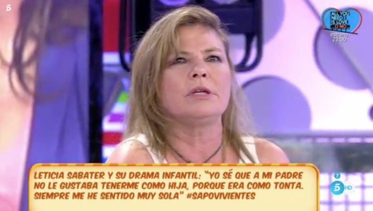 Silvia Sabater defendiendo a su hermana en 'Sálvame' / Foto: Telecinco.es 