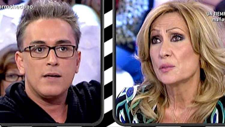 Rosa Benito y Kiko Hernández en una de sus trifulcas en 'Sálvame' / Telecinco.es
