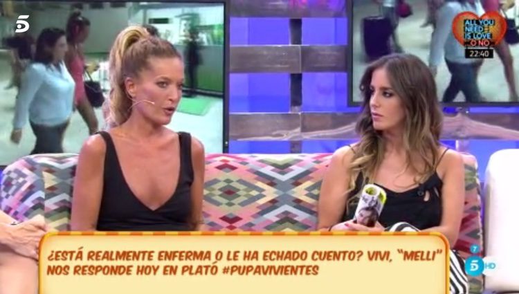 Bibiana la Melli contando cómo tomó la decisión de marcharse de 'Supervivientes 2017'/ Fuente: telecinco.es