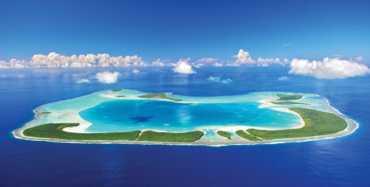 Vista de Tetiaroa, isla elegida por Pippa Middleton y James Matthews para su luna de miel