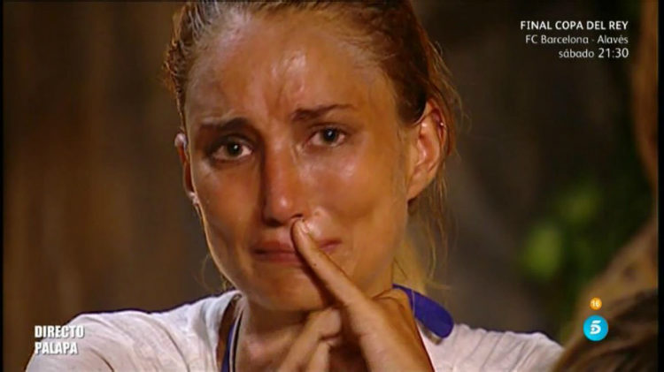 Alba llora desconsolada tras escuchar las palabras de Kiko | telecinco.es
