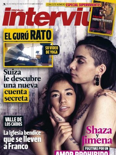 Shaza y Jimena posan para la portada de Interviú