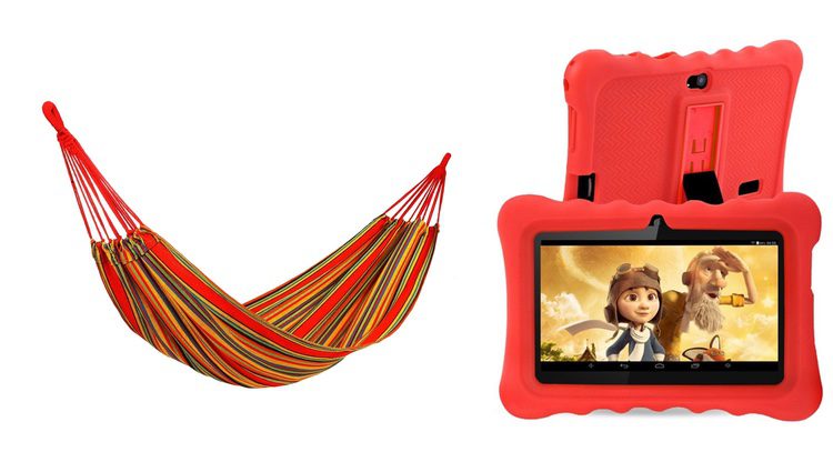 Hamaca y tablet para niños 