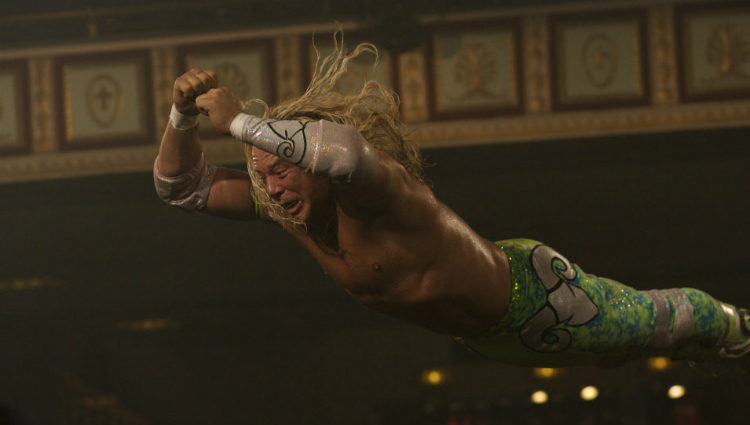 Mickey Rourke en un fotograma de la película 'El luchador