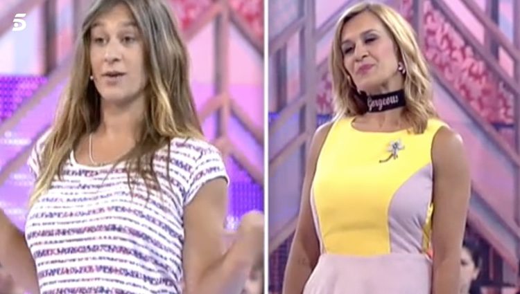 Antes y después del cambio de Laura Cuevas en 'Cámbiame VIP'. Telecinco