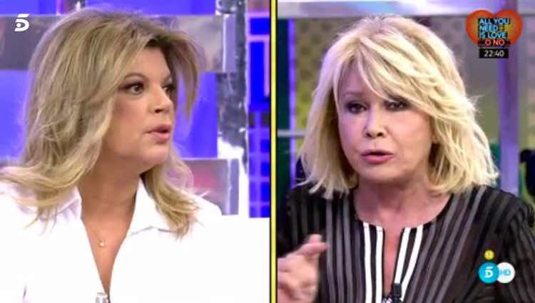 Mila Ximénez vs Terelu Campos en 'Sálvame' / Telecinco.es