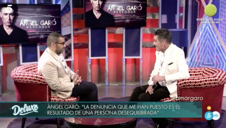 Ángel Garó confiesa su verdad a Jorge Javier Vázquez. / Fuente: Telecinco.es