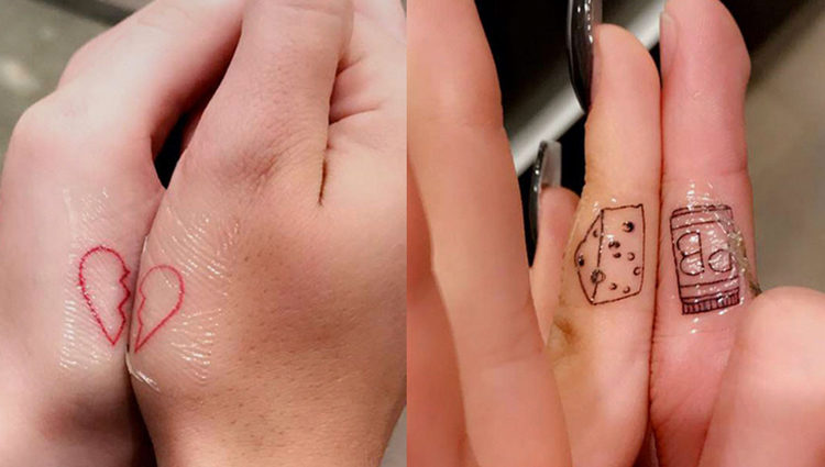 Los tatuajes que se ha hecho la pareja