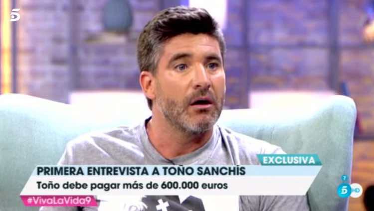 Toño Sanchís enfadado en 'Viva la vida' / Telecinco.es