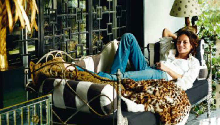 Laura Ponte disfrutando de las comodidades de su mansión de Madrid |</p><p>Foto: Revista AD