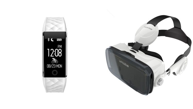 Reloj y gafas de realidad virtual 