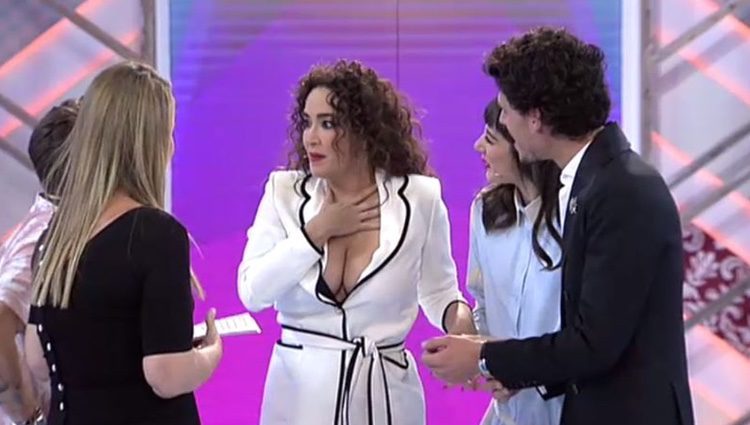 Cristina Rodríguez se reencuentra con sus compañeros. Telecinco.es