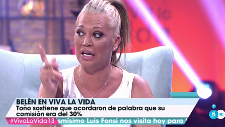 Belén esteban en 'Viva la Vida'/ Fuente: telecinco.es