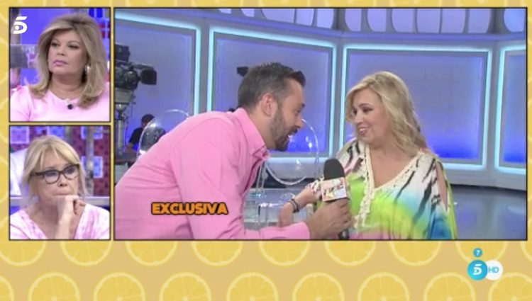 Carmen Borrego en la entrevist con Kike Calleja / Fuente: Telecinco.es