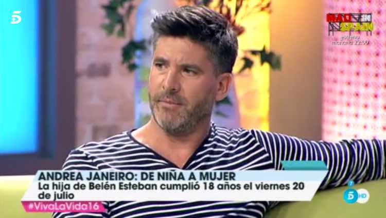 Toño Sanchís defendiendo a Andreíta en 'Viva la vida' / Telecinco.es