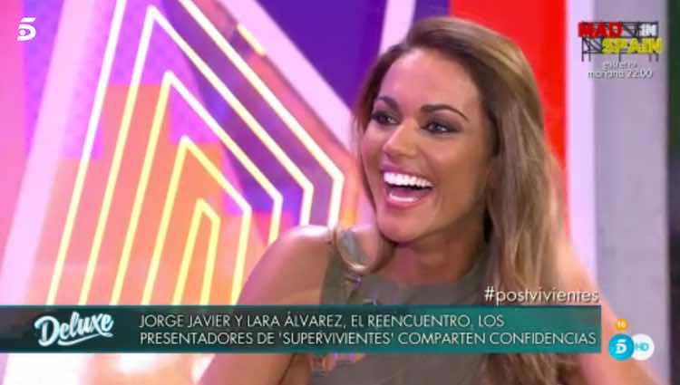Lara Álvarez en 'Sábado Deluxe' / Telecinco.es