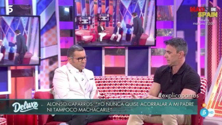 Alonso Caparrós durante la entrevista / Fuente: Telecinco.es