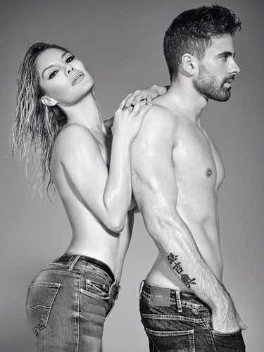 Sergio Ayala e Ivonne Reyes posando muy sexys / Instagram