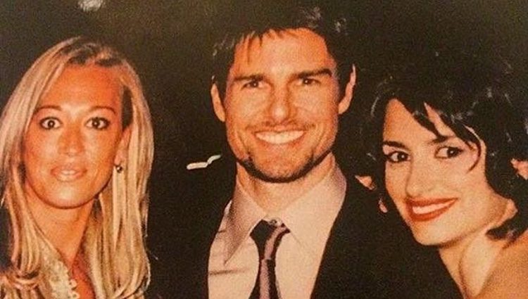 Belén Esteban junto a Tom Cruise y Penélope Cruz / Fuente: Instagram