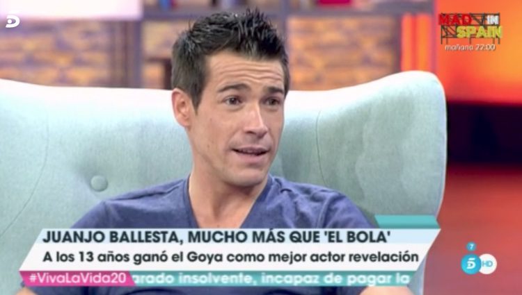 Juan José Ballesta en el programa de 'Viva La Vida' / Fuente: Telecinco.es