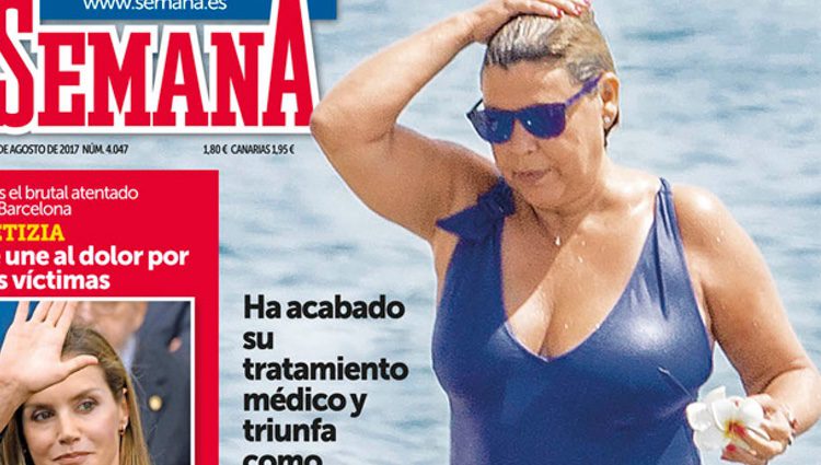 Terelu Campos en la portada de Semana