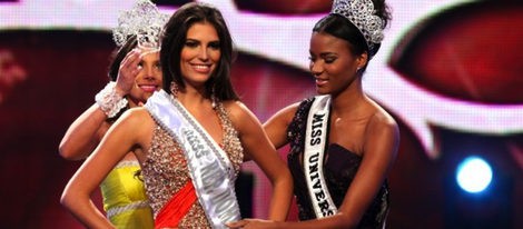 Miss Republica Dominicana durante su coronación