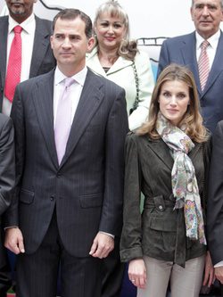 Los Príncipes de Asturias en Vitoria