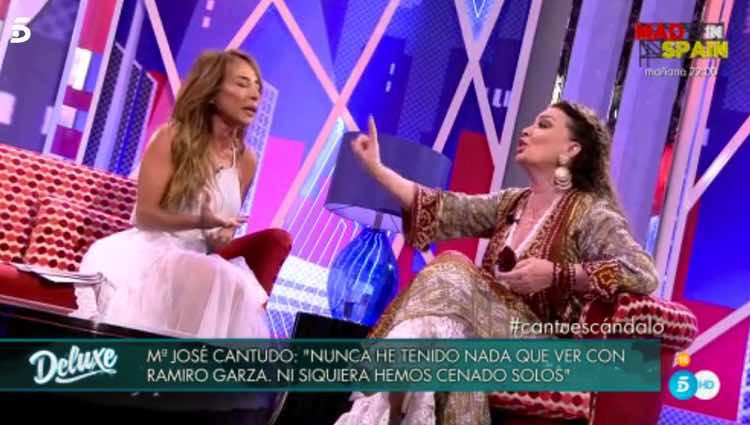 María José Cantudo manda callar a María Patiño / Telecinco.es
