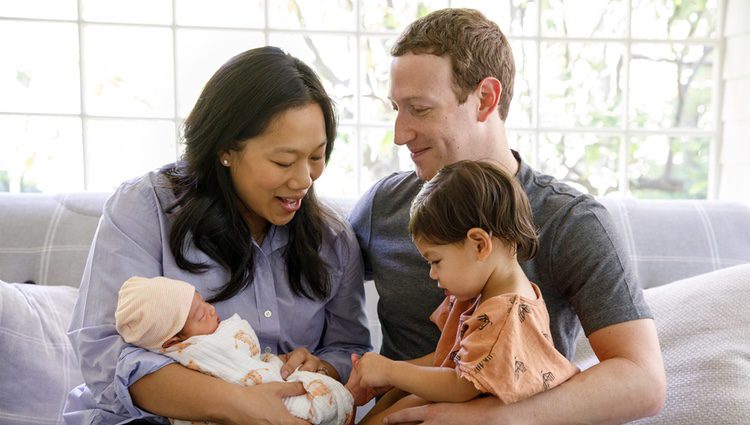 Mark Zuckerberg presenta a su segunda hija 