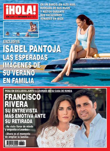 Fran Rivera y su mujer Lourdes Montes en la portada de ¡Hola!